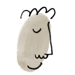 Cartoon mans face