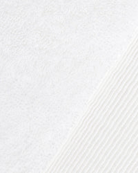 A close-up image of the ONSEN White Plush Towel.