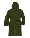 The ONSEN Forest Waffle Bath Robe on a white background.