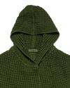 A close-up image of the ONSEN Forest Waffle Bath Robe.