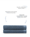 The ONSEN Denim Waffle Bath Sheet Set of 2 on a white background.