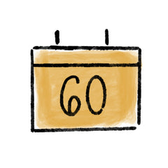 60 calendar icon