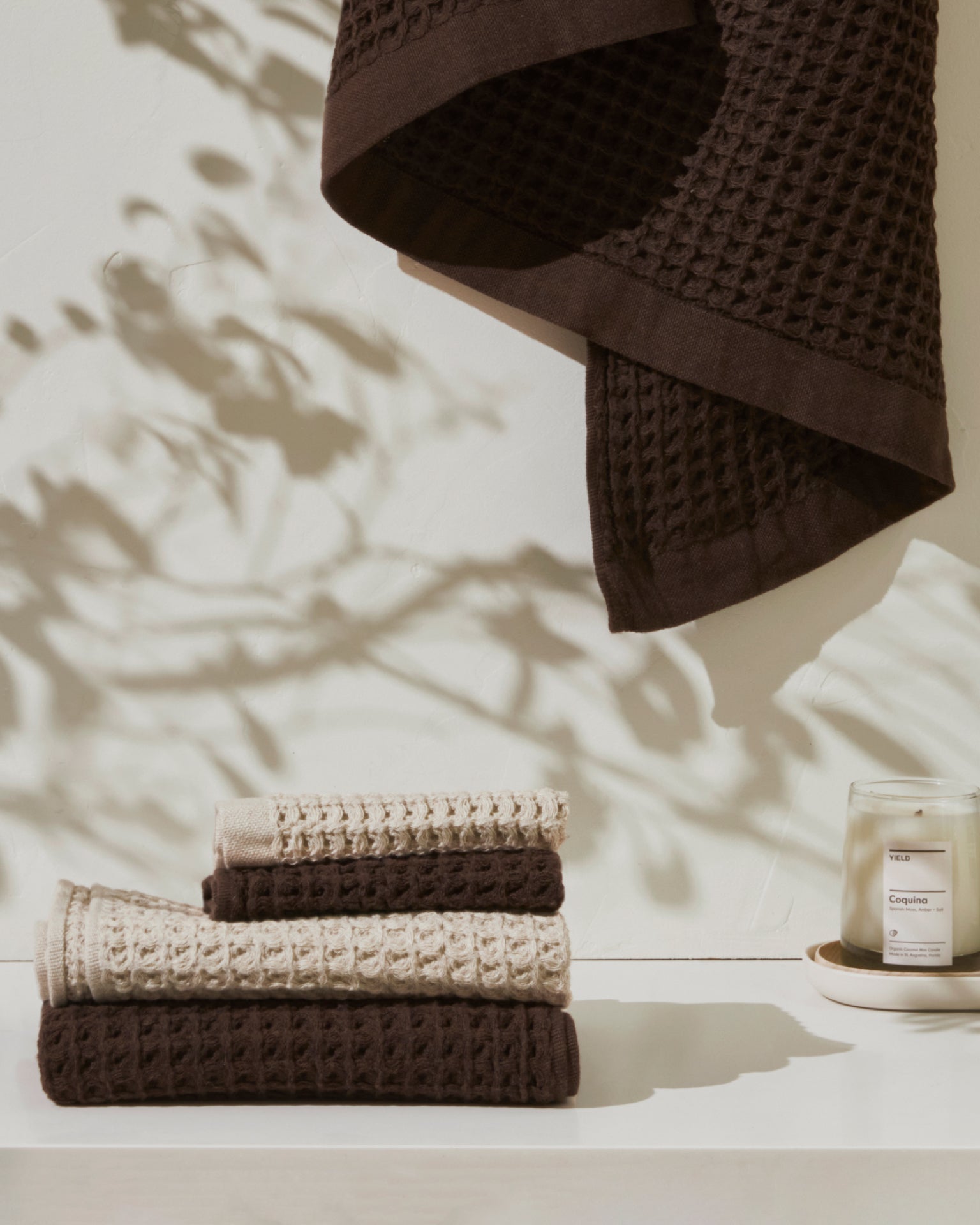 Onsen Waffle Complete Set in Brown #color_brown