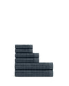 Supima® waffle 6pc bath towel bundle, including bath towels, hand towels, and face towels.