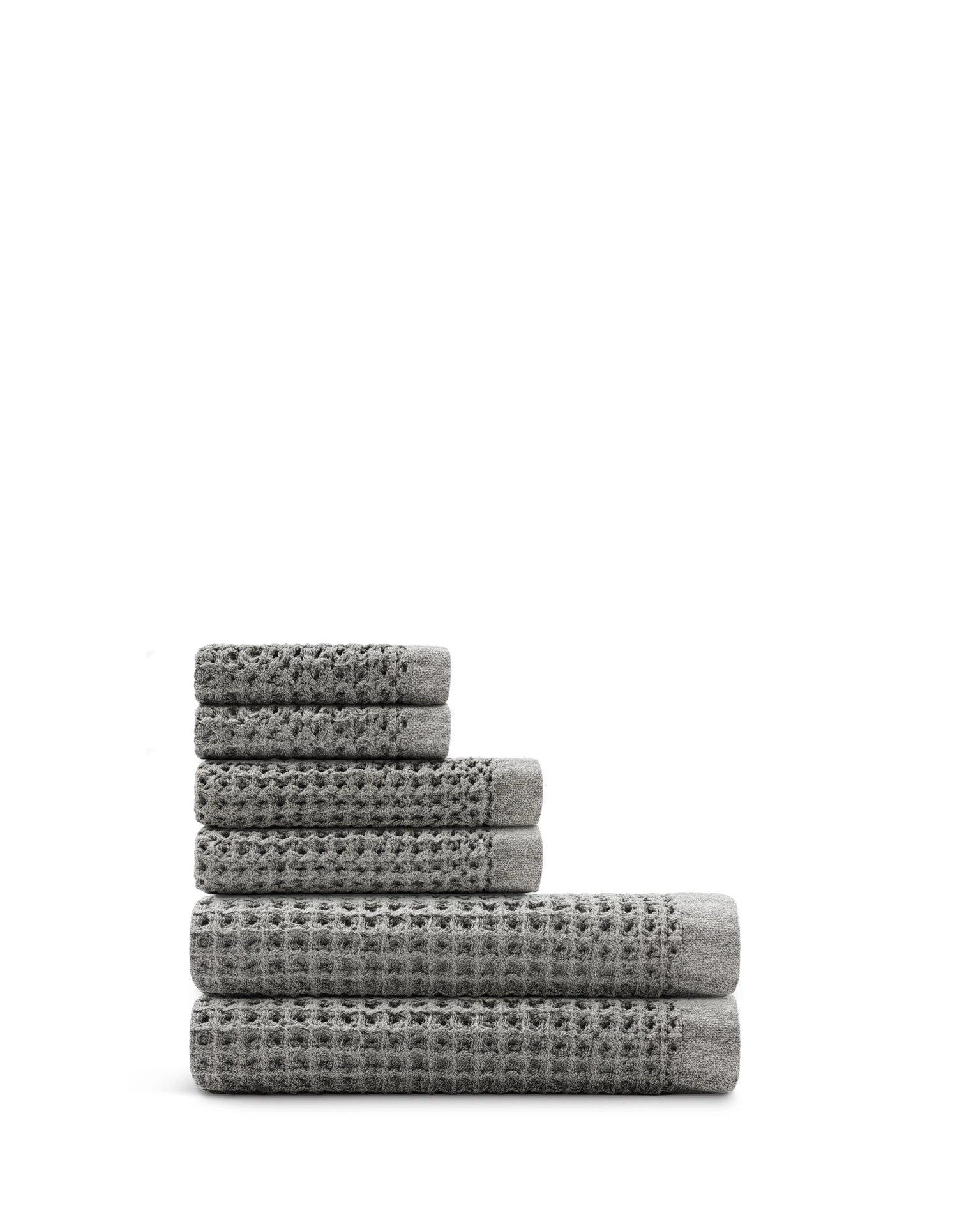 Supima® Waffle 6pc Bath Towel Bundle | Onsen® In Golden Ochre