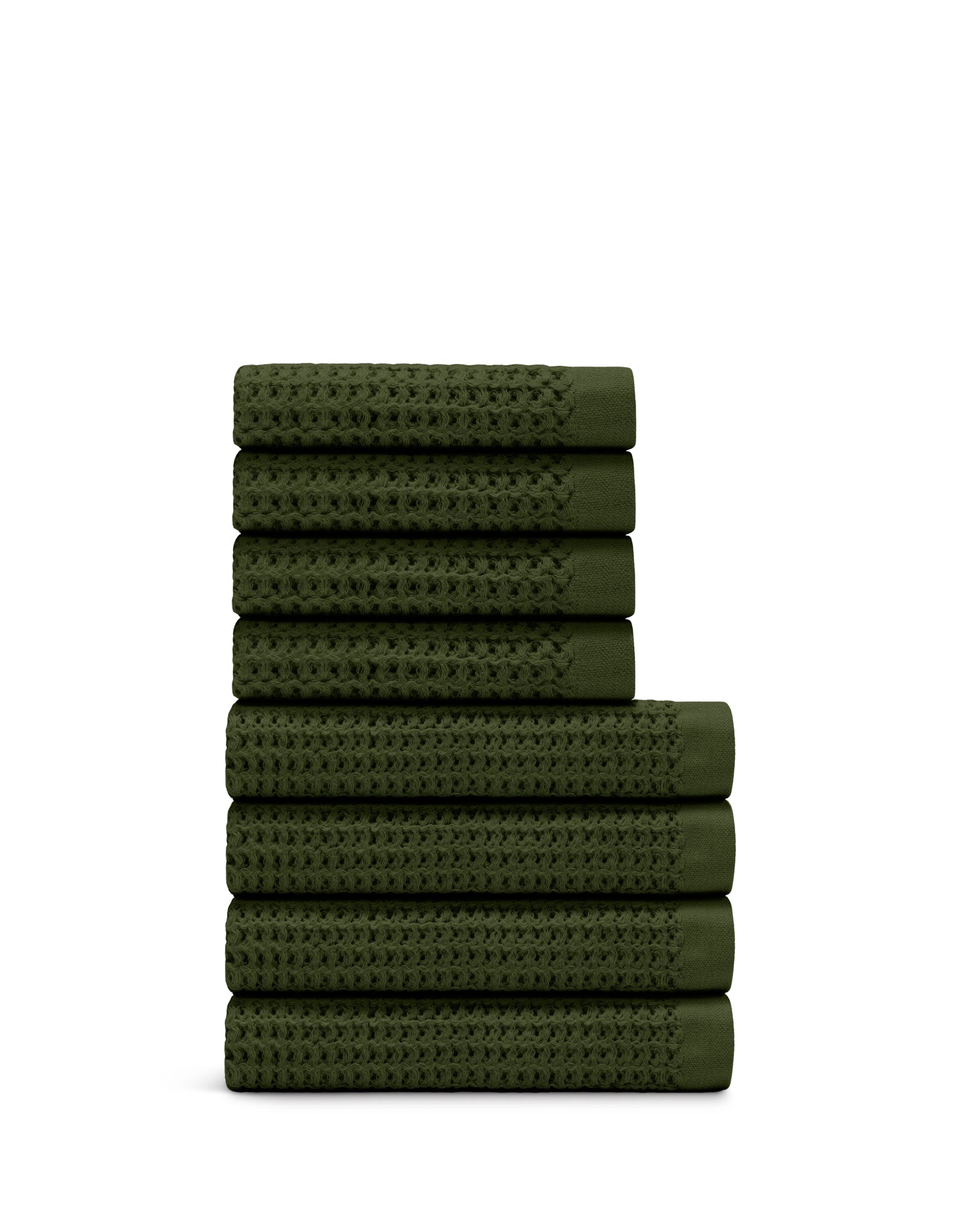 Supima® Waffle 8pc Bath Towel Bundle | Onsen®