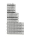 Supima® Waffle 12pc Bath Sheet Move-In Bundle