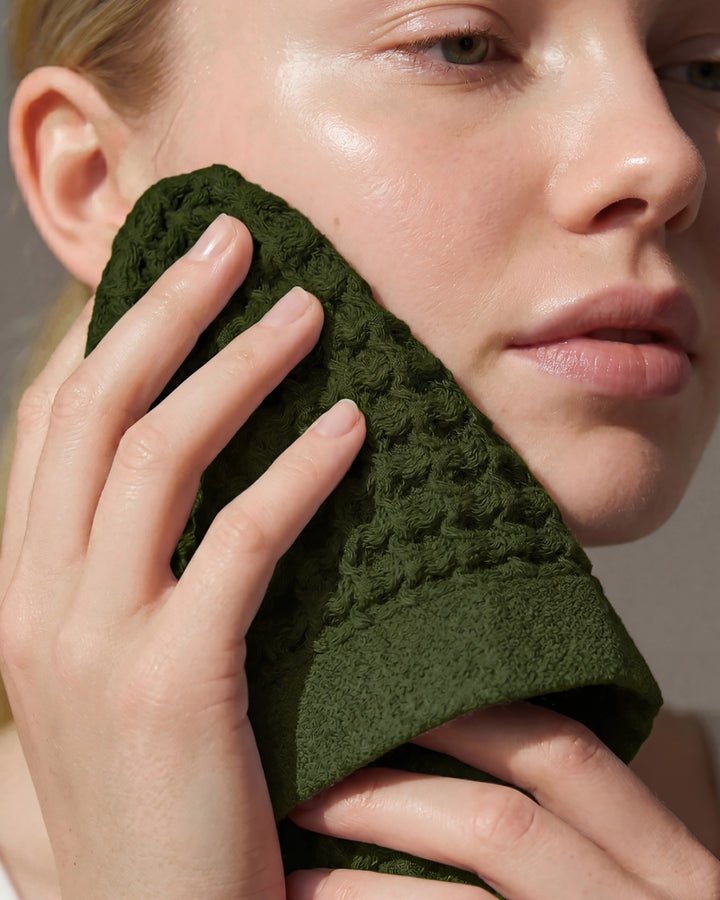 Supima® Waffle Face Towels — Gentle & Quick-Dry | Onsen – Onsen®