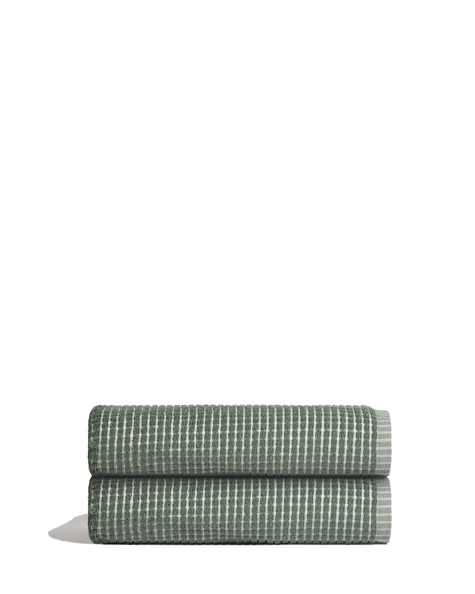 Sculpted Terry Bath Towels