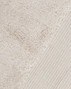 A close-up image of the ONSEN Plush bath sheet in Oatmeal #color_oatmeal.