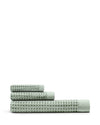 Onsen Waffle Bath Sheet Set in Sage #color_sage