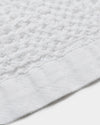 Onsen Waffle Face Towel in White #color_white