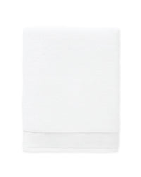 The ONSEN White Plush Bath Sheet on a white background. 