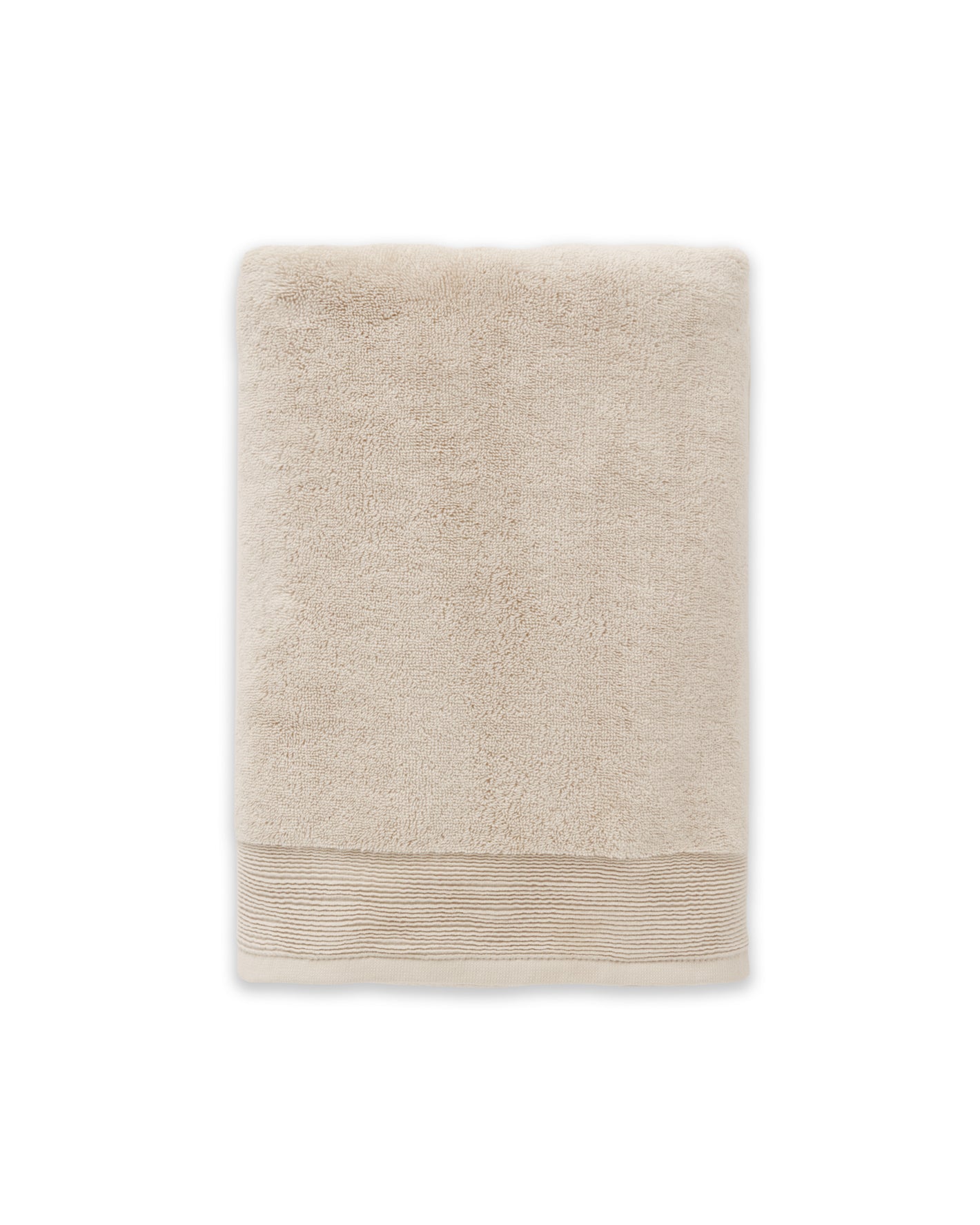 Plush towel in Oatmeal #color_oatmeal