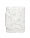 Onsen Waffle Bath Robe in White #color_white