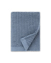 Onsen Waffel Bath Towel in Denim Blue #color_denim