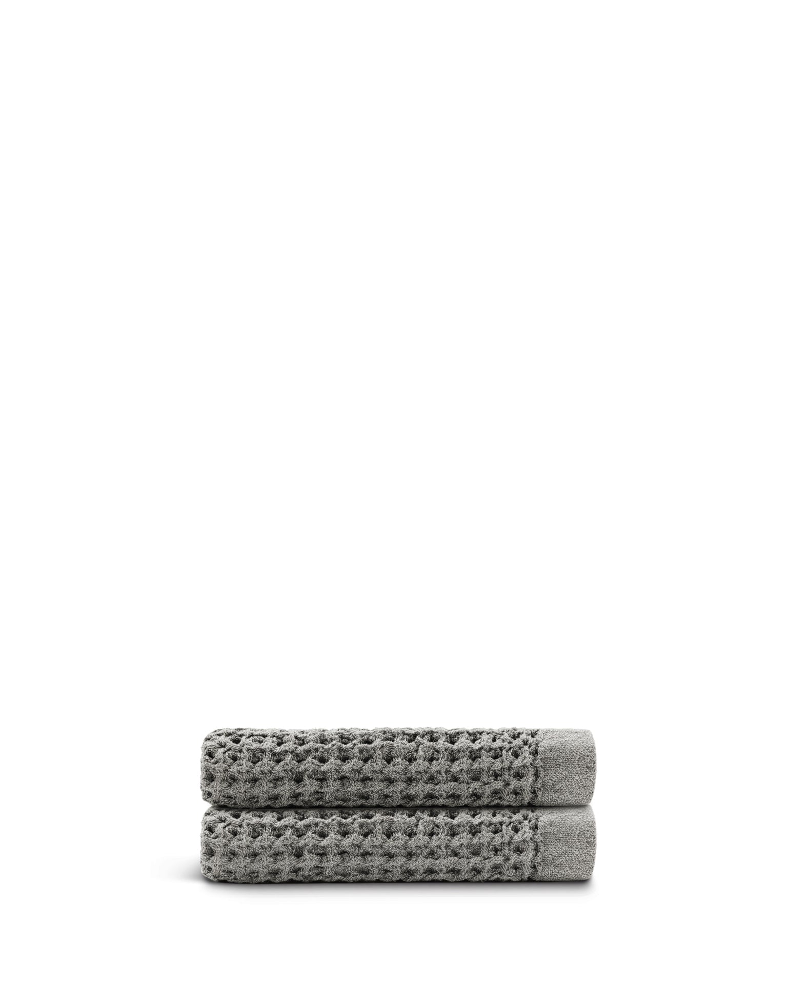 Supima® Waffle Hand Towels—Twilight Blue